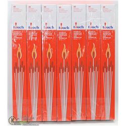 7 BOXES OF BARBECUE AND FIREPLACE WOOD MATCHES