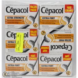 LOT OF 6 CEPACOL COUGH DROPS