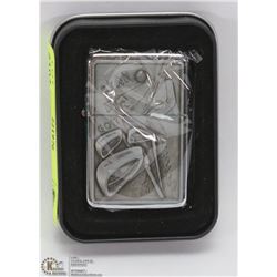 NEW ZIPPO STYLE LIGHTER W/ GOLF THEME