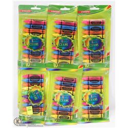 60 CRAYON SHAPE ERASERS