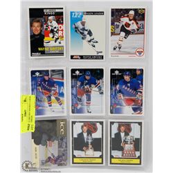 9 WAYNE GRETZKY HOCKEY CARDS COLLECTIBLES