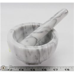 MARBLE MORTAR & PESTLE SET