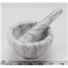 Image 1 : MARBLE MORTAR & PESTLE SET