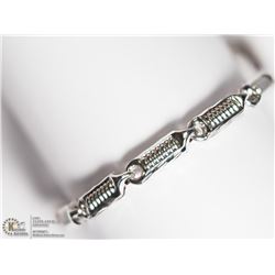 HEAVY STERLING SILVER BRACELET (11.24G)