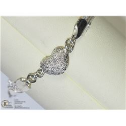 STERLING SILVER CUBIC ZIRCONIA BRACELET