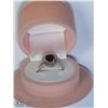 Image 2 : STERLING SILVER RUBY RING SIZE 5.25