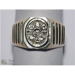 STERLING SILVER CUBIC ZIRCONIA RING SIZE 9