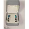 Image 2 : STERLING SILVER OPALITE EARRINGS (4.7G)