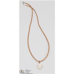 STERLING SILVER PENDANT WITH CORD