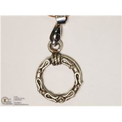 STERLING SILVER PENDANT WITH CORD
