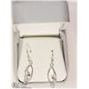 Image 2 : STERLING SILVER CUBIC ZIRCONIA EARRINGS