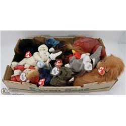 FLAT OF TY BEANIE COLLECTOR BEARS, SMALL & MEDIUM