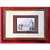 Image 1 : 3 )FRAMED & MATTED IMAGE OF CASTLE