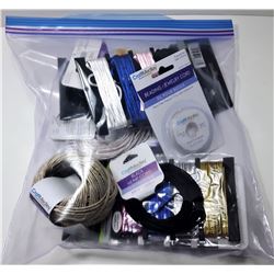 19 ) LOT OF JEWELRY MAKING SUPPLIES