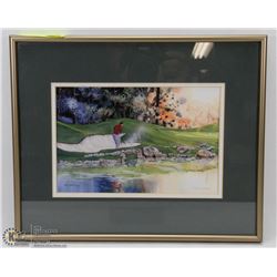 FRAMED COLOR PRINT "THE RIDGE" BY DALE COOPER -