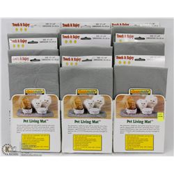 LOT OF 9 TOUCH & ENJOY PET LIVING MATS