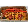 Image 1 : FLAT OF 2 LARGE OUTDOOR EXTENSION CORDS AND CORD
