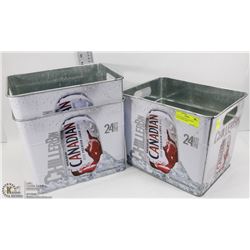 LOT OF 3 MOLSON CANADIAN CHILLER BINS HOME