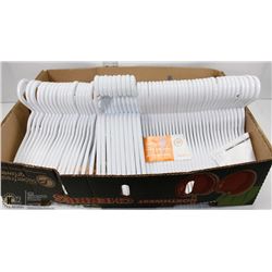 FLAT OF CLOTHES HANGERS