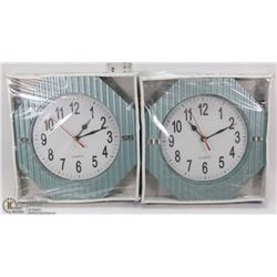 LOT OF 2 WALL CLOCKS