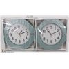 Image 1 : LOT OF 2 WALL CLOCKS
