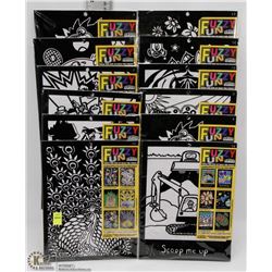 BUNDLE OF 12 FUZZY FUN COLOURING SETS