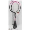 Image 1 : 2 PAIRS OF BADMINTON RACKETS WITH SHUTTLECOCKS