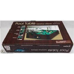 TABLETOP BILLIARDS