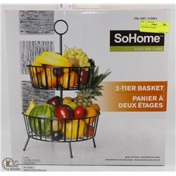 2 TIER FRUIT BASKET