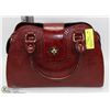 Image 1 : BURGUNDY ALLIGATOR STYLE FASHION PURSE