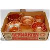 Image 1 : LOT OF 5 CARNIVAL GLASS DECOR