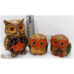 BOX OF OWLS