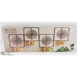 BEST HOME CANDLE HOLDER 5PC METAL WALL SCONCE
