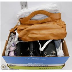 #8) BOX OF NEW PURSES