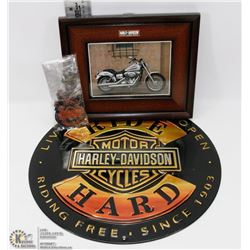 HARLEY DAVIDSON LOT.