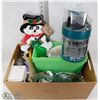 Image 1 : #36) BOX OF MISC STORE ITEMS