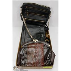 LOT OF3 ESTATE PURSES.