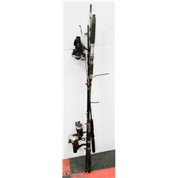GROUP OF 3 FISHING RODS & REELS