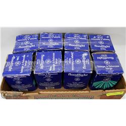 LOT OF 8-100WATT FLOOD LIGHTS