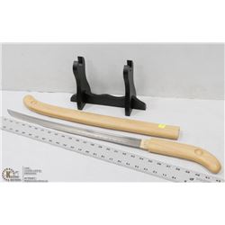 SWORD WITH SHEATH ON DISPLAY