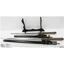 SWORD SET ON DISPLAY