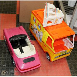 VINTAGE BARBIE COUNTRY LIVING VAN 1970'S WITH 1991