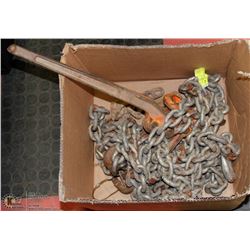 COME-A-LONG WITH EXTRA TOW CHAIN