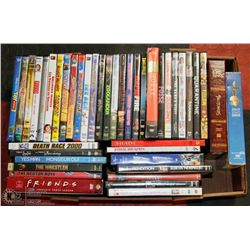 FLAT OF 41 ASSORTED DVD'S