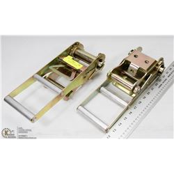 PAIR OF TIE DOWN RATCHETS.