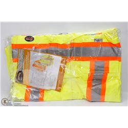 PIONEER HI-VIS WORK JACKET AND BIB PANTS