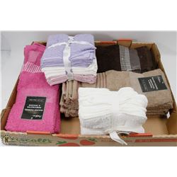 FLAT OF ASSORTED HAND TOWELS