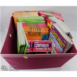 LOT OF PUZZLE BOOKS