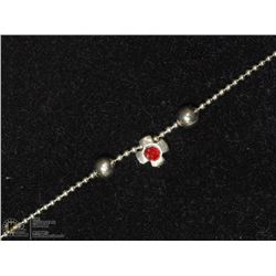 STERLING SILVER CZ BRACELET