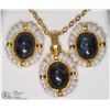 Image 1 : FASHION NECKLACE AND EARRINGS SET